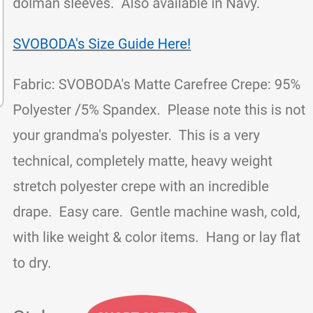 🌲Red crepe top - Picture 7 of 8